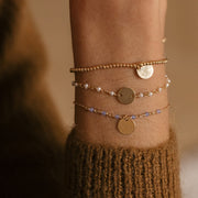 Bracelet plaque or colette personnalisable